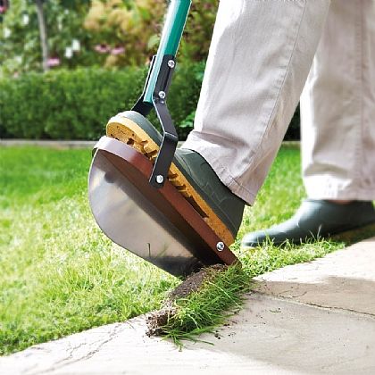 Woman mixing Garden Tools